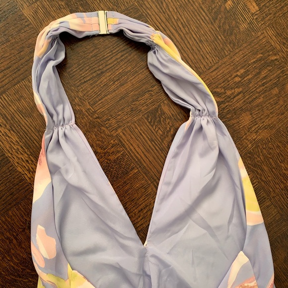 Floral halter maxi dress - Picture 7 of 7